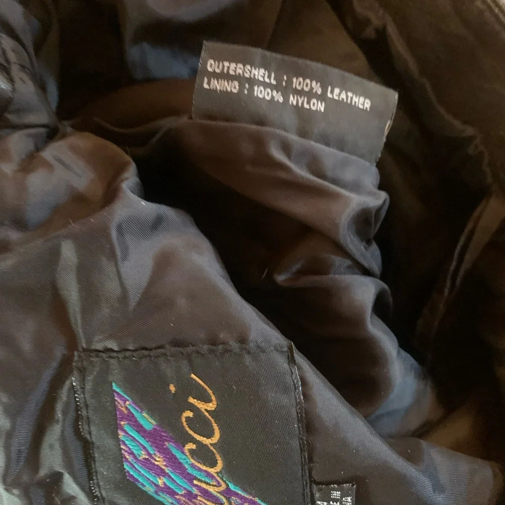 Hold for @rigel1972 VINTAGE GENUINE LEATHER VERDUCCI PANTS! - Picture 8 of 13